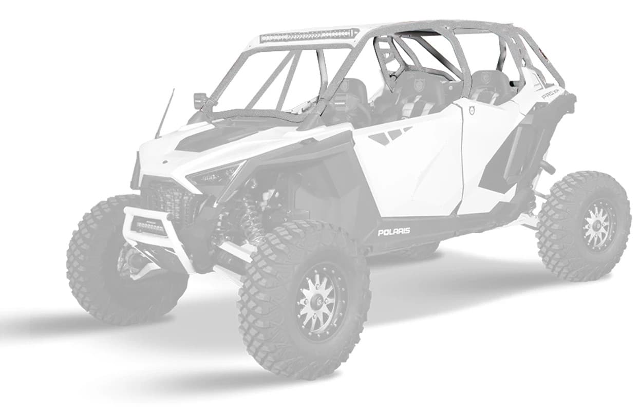 Pro Armor Pro Xp Cage W/V Intrusion Sparkle Silver Metallic
