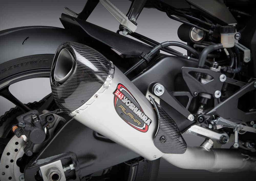 Yoshimura Exhaust Race Alpha-T Slip-On Ss-Ss-Cf Works