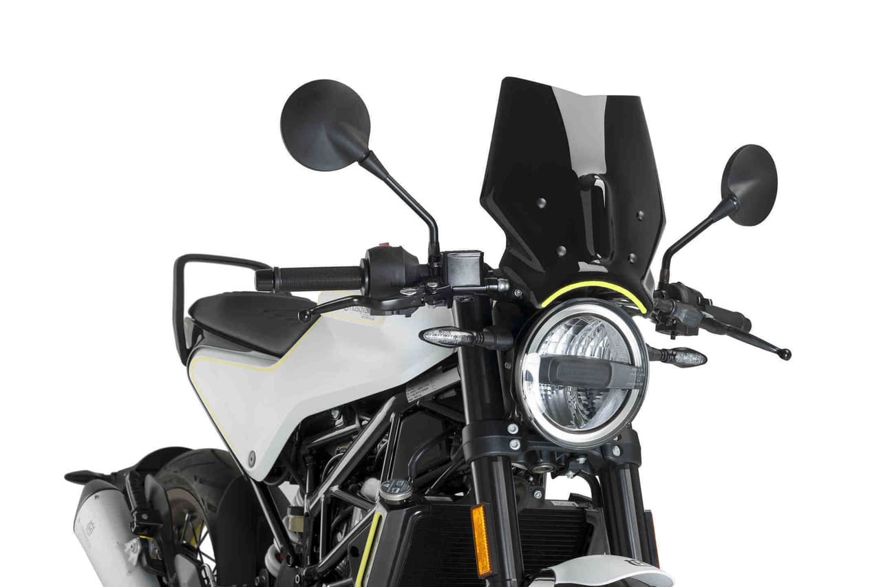 Puig Windscreen Naked New Gen Sport Black Husqvarna