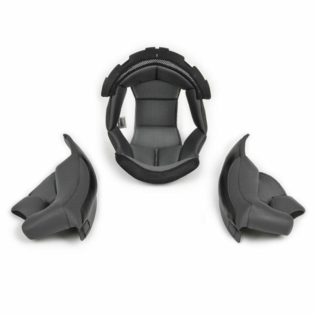 Scorpion Exo EXO-R320 Kwikwick 2 Grey Snaps Liner/Cheek Pad Kit LG