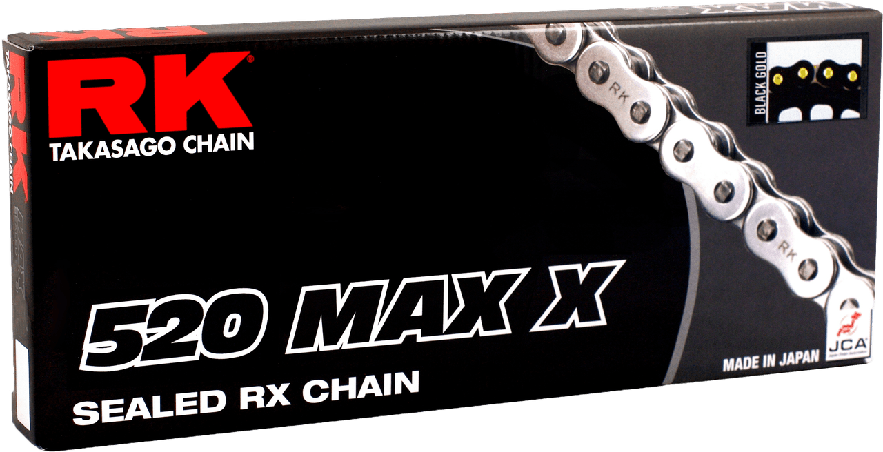 Rk Excel 520MAXX Drive Chain Black/Gold 520 X 120