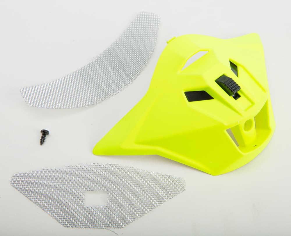 Gmax Mouth Vent Matte Hi-Vis Yellow W/Screws/Screen GM-11