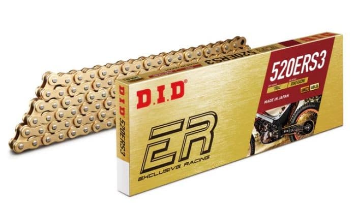 D.I.D NON-SEALED CHAIN 520ERS3 GOLD 120RB