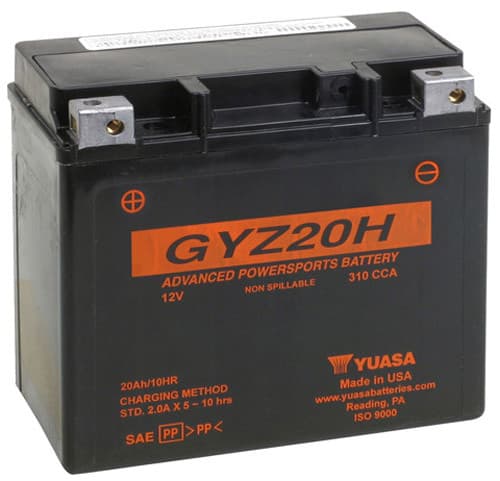 BATTERY GYZ20H SEALED FACTORY ACTIVATED