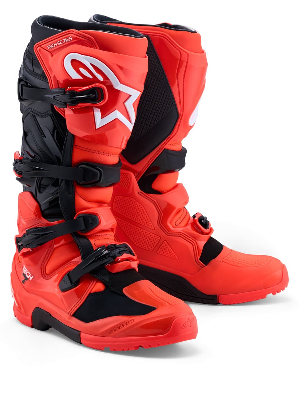 Alpinestars Tech 7 Enduro Boots Red Fluo/Black 12