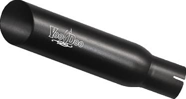 Voodoo Slip-On Suzuki Black Single GSX-R600/750