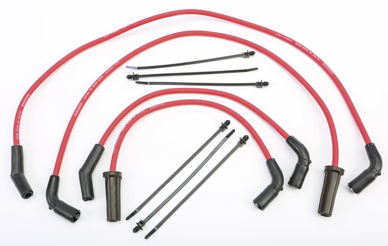 Moroso Ign Wires Ultra 40/SET Red 17-UP M8 Flt