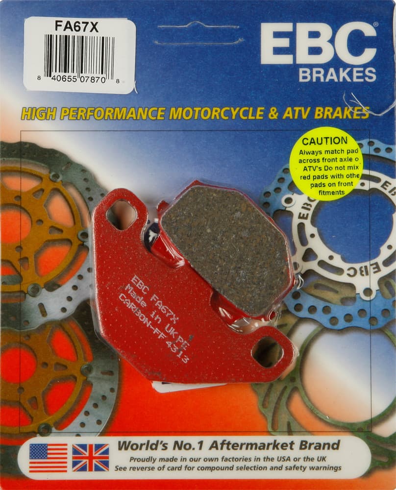 EBC Brake Pads FA67X Carbon X Series