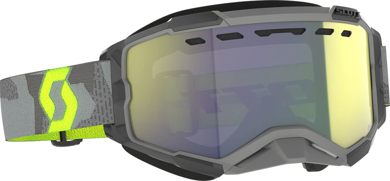 Scott Fury Snowcross Goggle LT Grey/Nen Yellow Enhcr Yellow Chrm