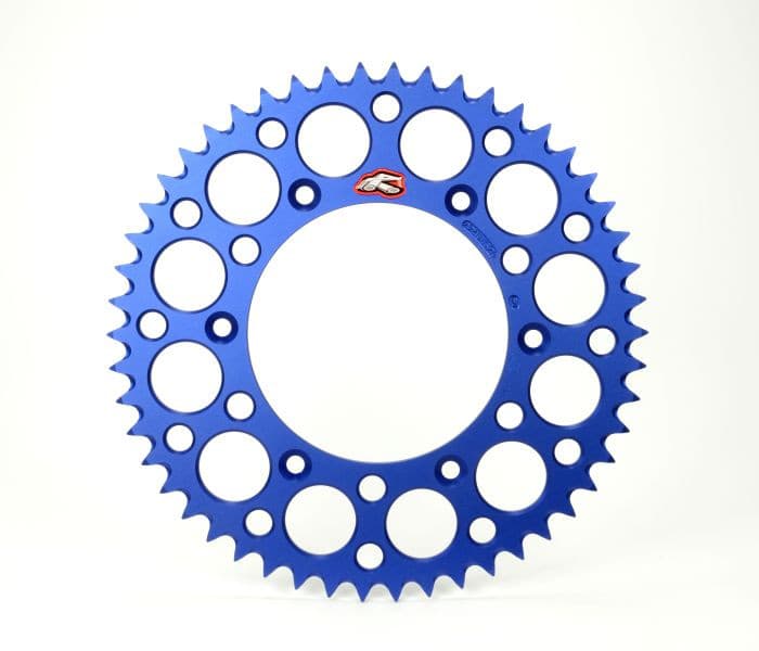 RENTHAL REAR ULTRALIGHT SPROCKET BLUE GROOVED 50T