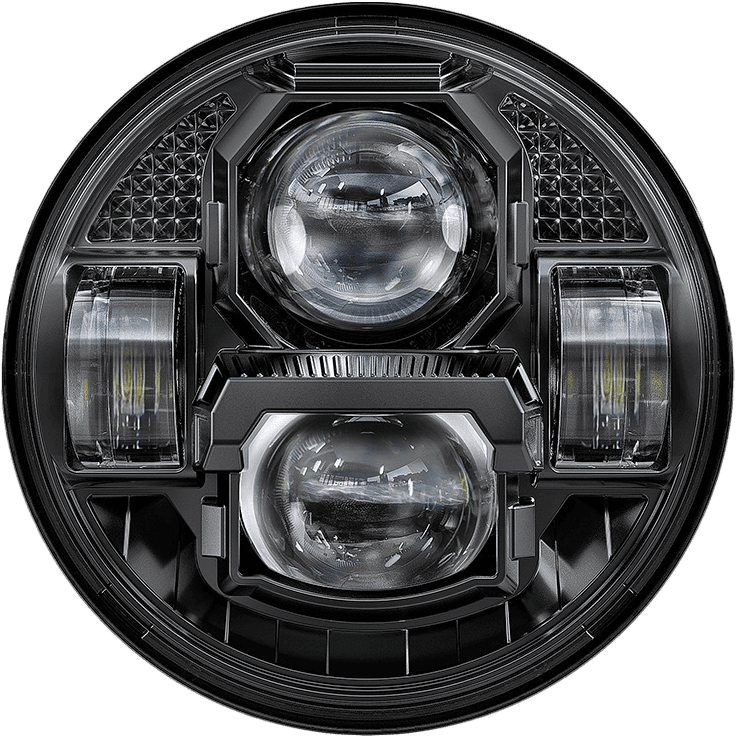 Pathfinder 5 3/4" LED Headlight Rugged Ultra View Black