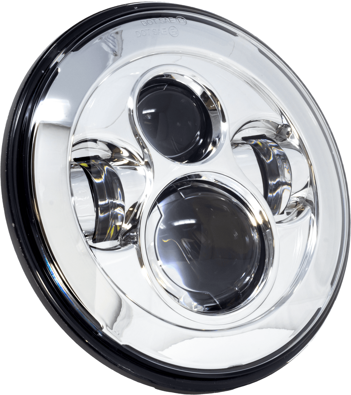 7" LED HEADLIGHT CHROME INDIAN