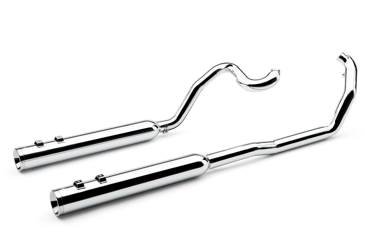Cobra True Dual Headpipes Chrome Flh/Flt 07-08