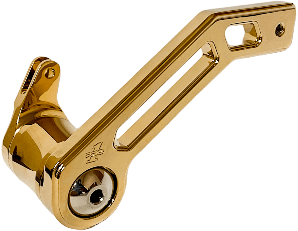Pro One T-Rex Shorty Brake Arm Gold `14-22 Touring