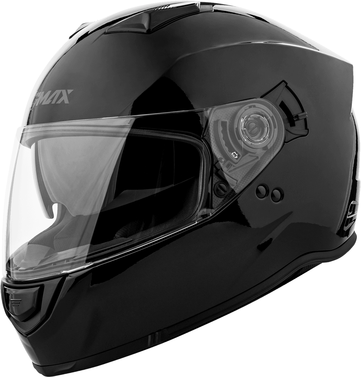Gmax FF-18 Solid Helmets Black LG