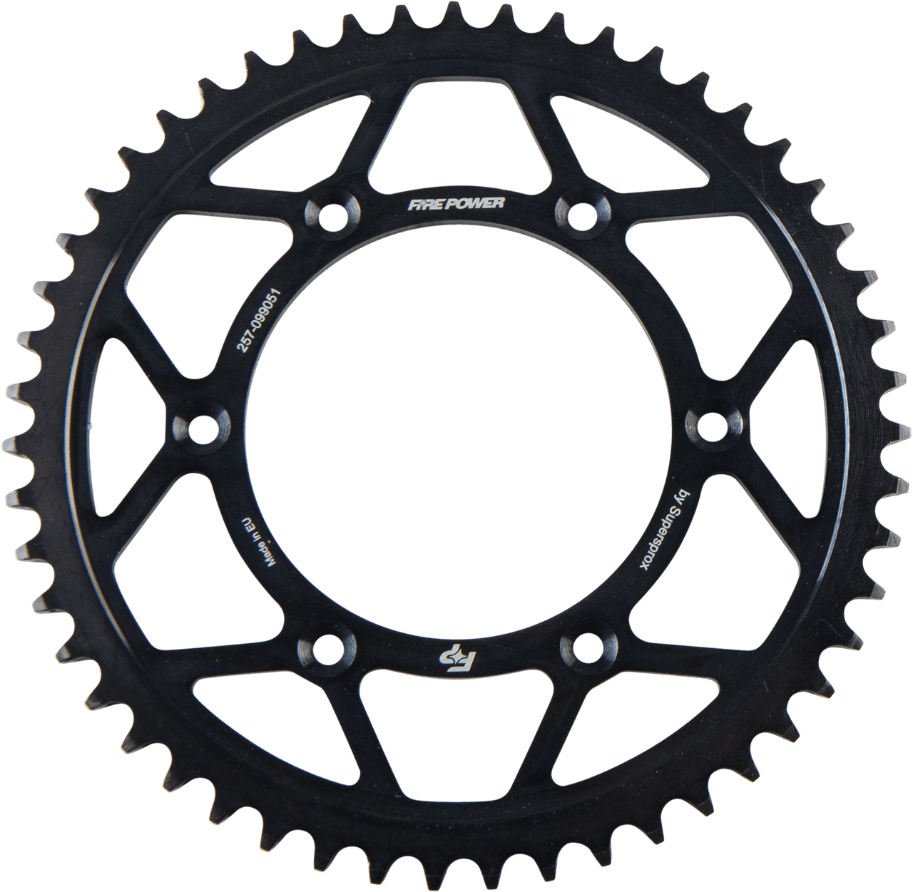 Fire Power Rear Sprocket Steel 51T Black