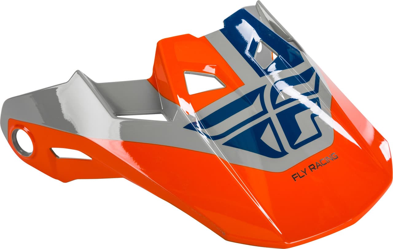 Fly Racing Formula Visor Grey/Orange/Blue MD-LG
