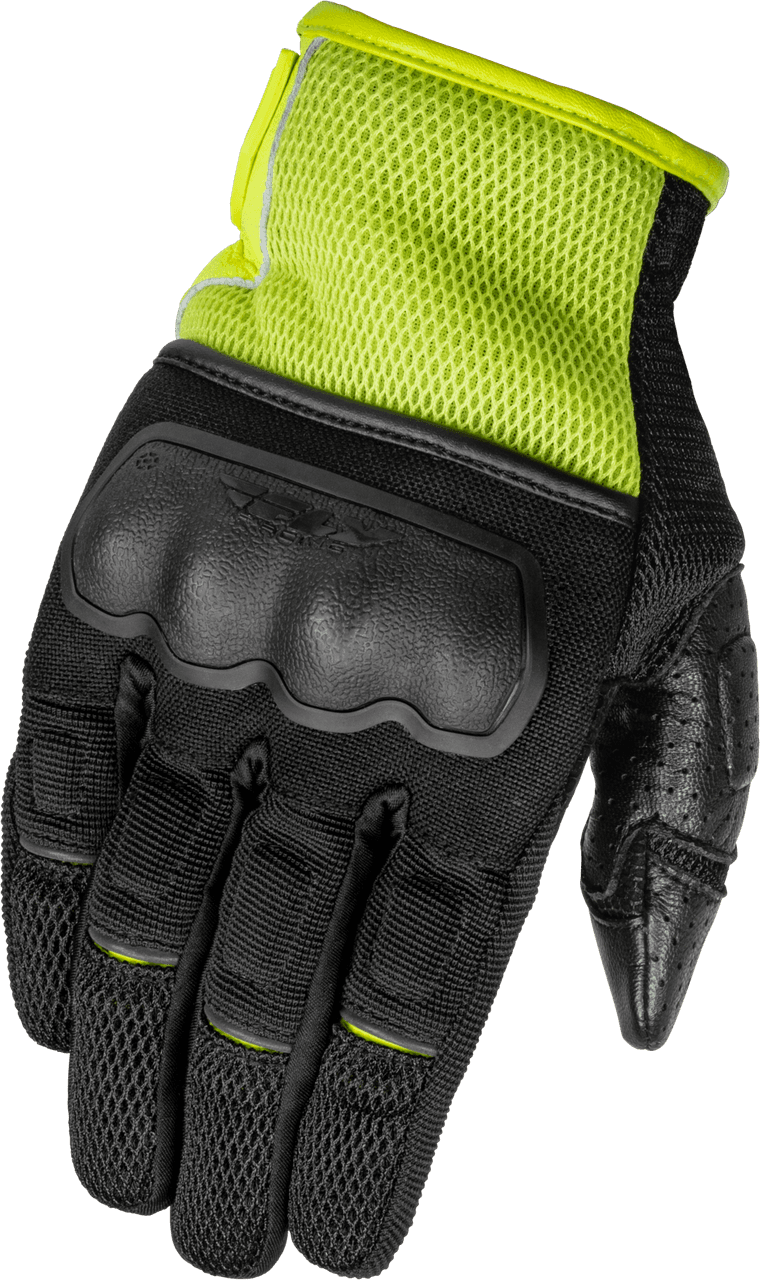 Fly Racing Coolpro Force Gloves Black/Hi-Vis 3X