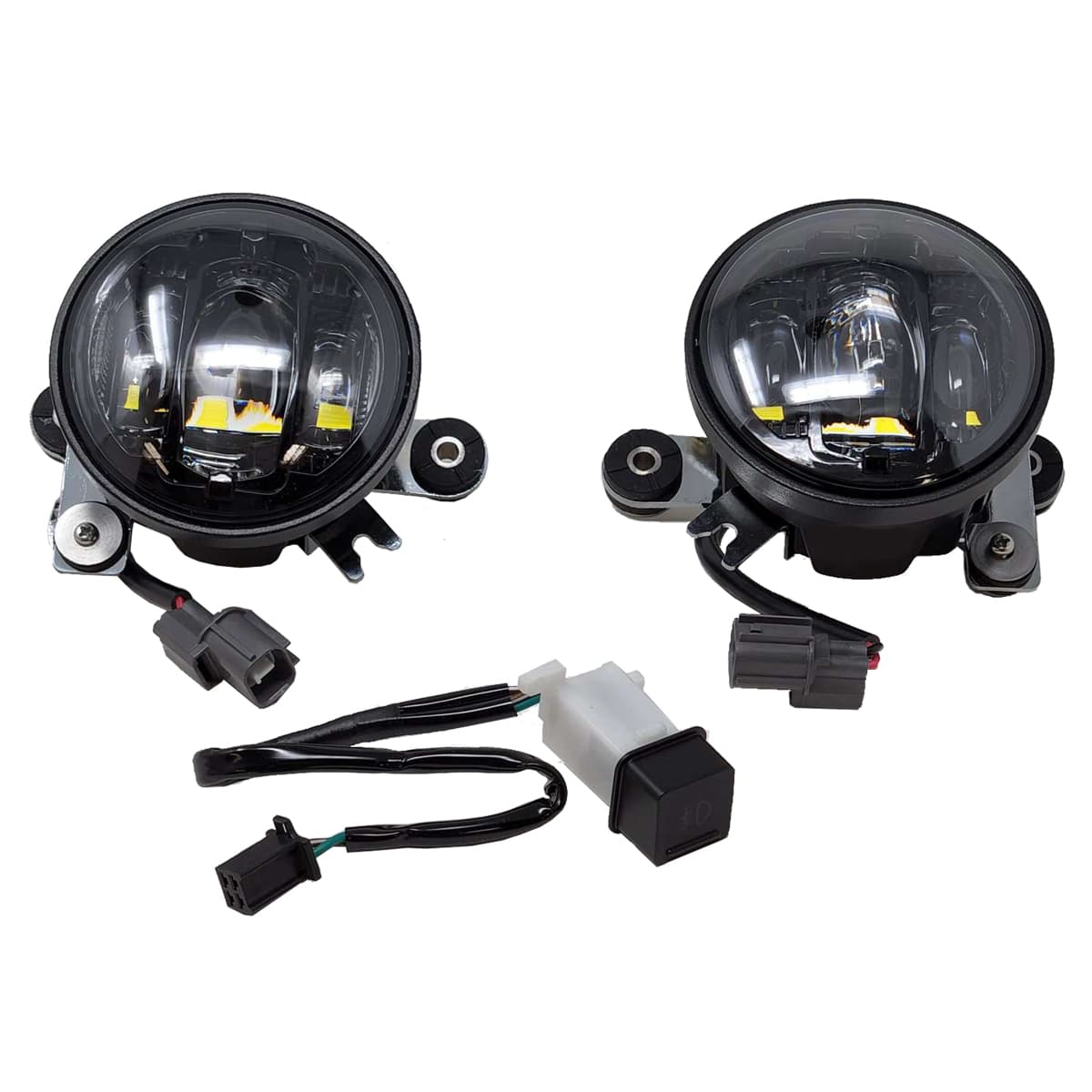 Pathfinder LED Fog Light Kit Black Honda