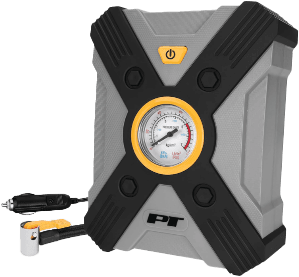 12V RAPID TIRE INFLATOR W/ LED LIGHT