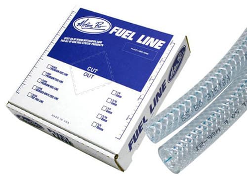MP BRAIDED VINYL FUEL LINE 1/4 ID X 25 FT