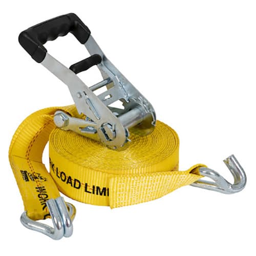 RATCHET TIE DOWN WITH J-HOOKS (30FT)