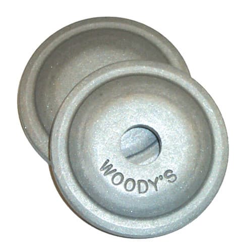Woodys Digger Support Plates Round Alum. 5/16" 24/Pack