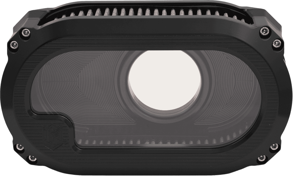 Kens Factory Nl M8 Air Cleaner W/Glass Black W/Black
