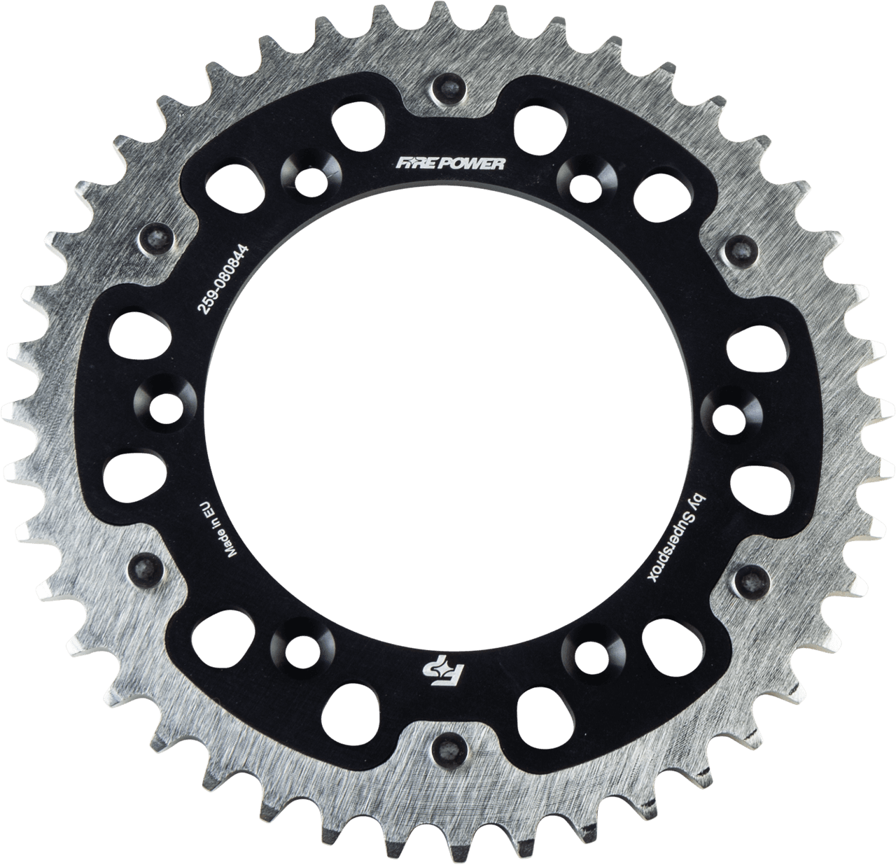 Fire Power Rear Sprocket Hybrid 44T Black/Sil