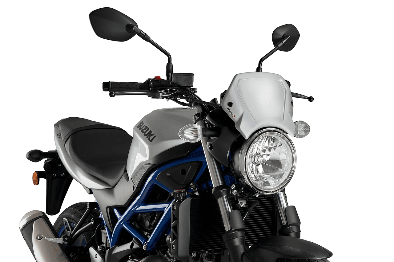 Puig Aluminium Front Plate Silver