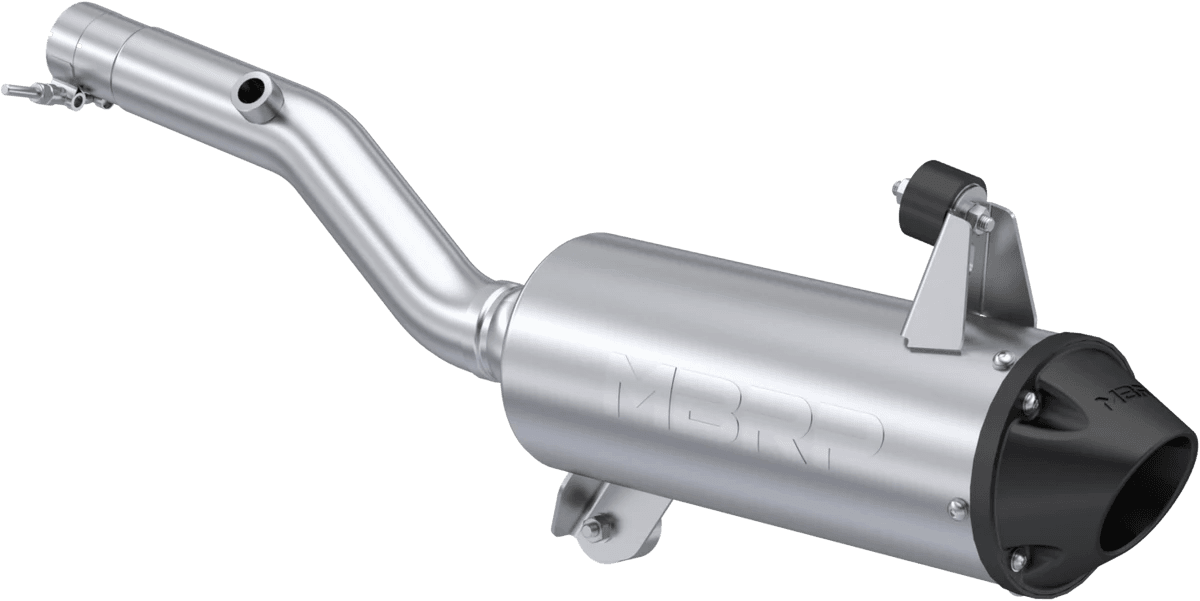 SINGLE SLIP-ON SYSTEM W/ 5" PERFORMANCE MUFFLER BLK TIP