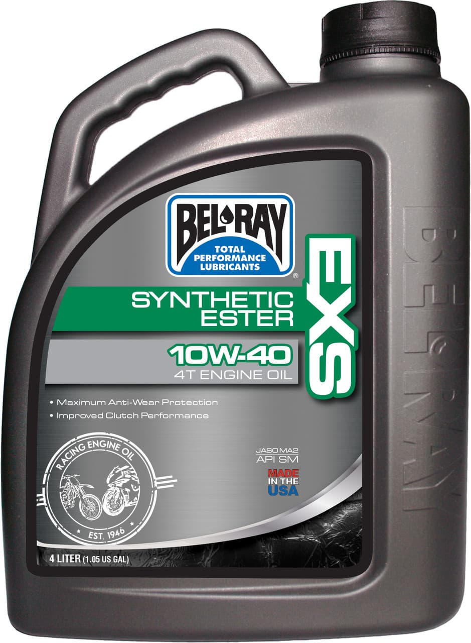 Bel-Ray Exs Full Syn Ester Oil 10W40 4LT (4/CASE Sold Each)