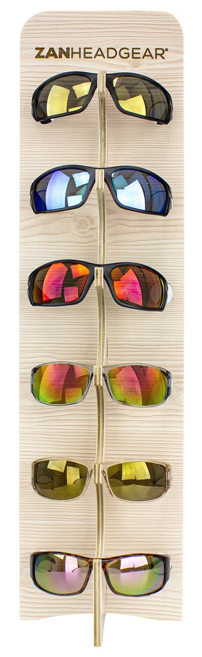 ZAN ACTION SPORTS GLASSES ASSORTMENT, 12-PIECE SET