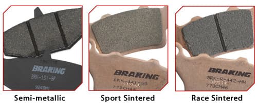 Braking Brake Pad Set Semi-Metallic