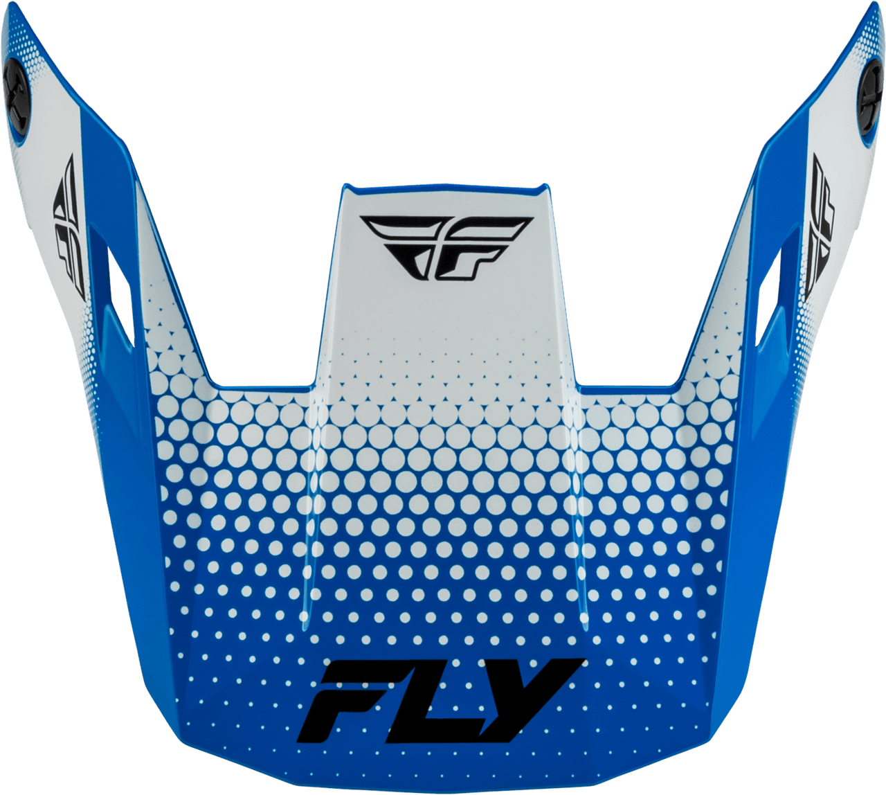 Fly Racing Rayce Sonar Helmet Visor Blue/White/Black YS-YL