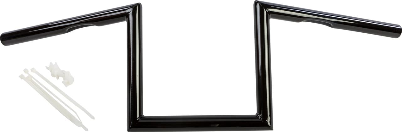 HardDrive 1" Z-Bar Dimpled 8" Gloss Black