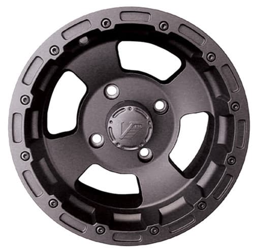 VISION ALUMINUM WHEEL 161 BRUISER BLACK 12X7
