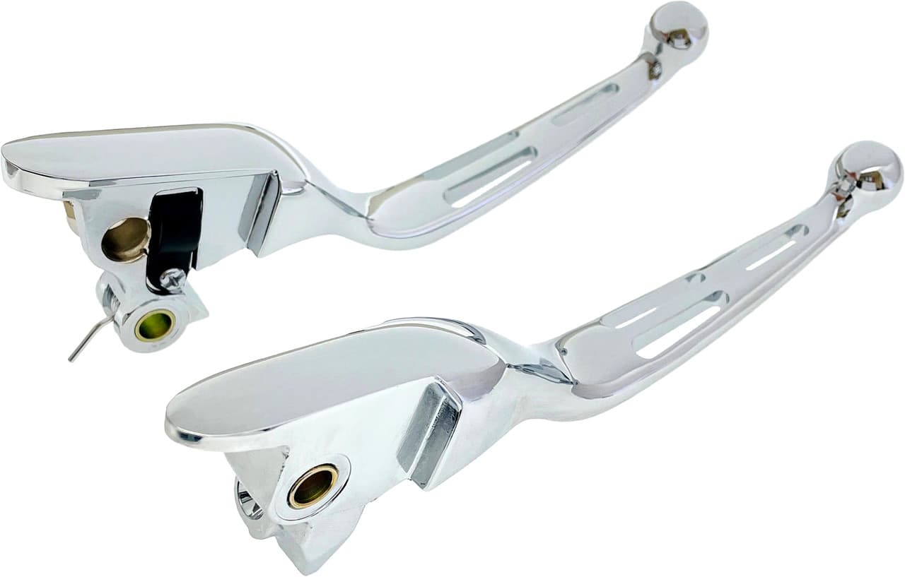 HardDrive 3 Slot Lever Set Chrome Flt 21-25 Cbl Clutch