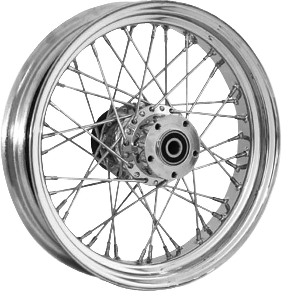 HardDrive Rr 40-SPK Chrome 16X3.5 Bt/XL-Hub 1" Axl 00 Ltr