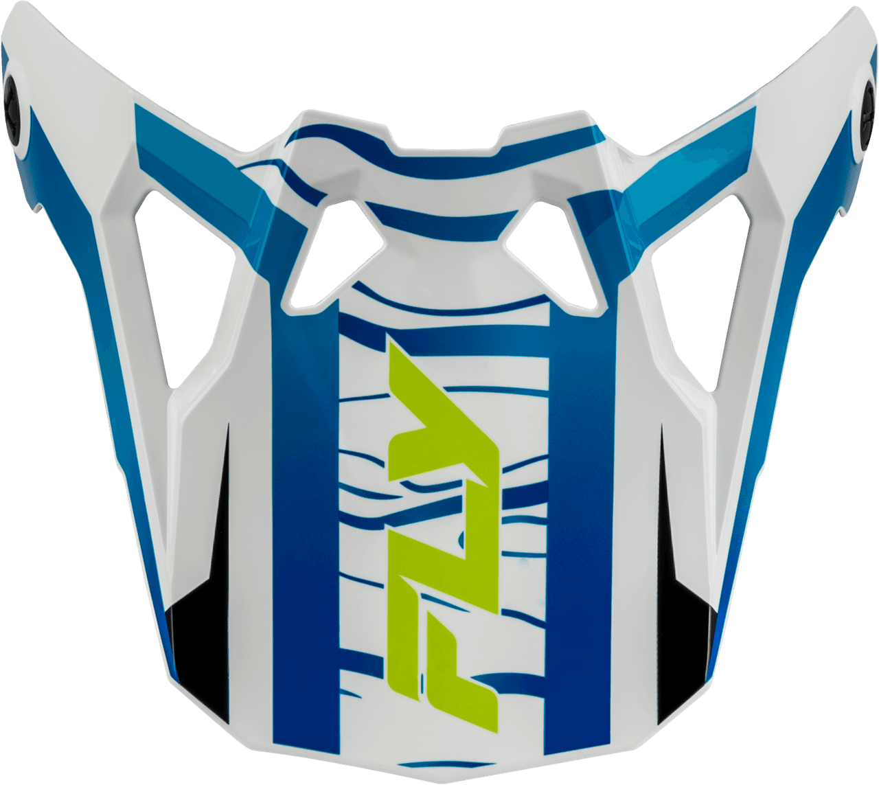 Fly Racing Formula Cp Charge Visor White/Blue/Black YL-LG
