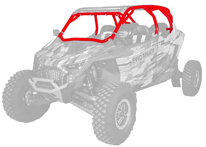 Pro Armor Pro R Mp Cage W/No Intrusion Red