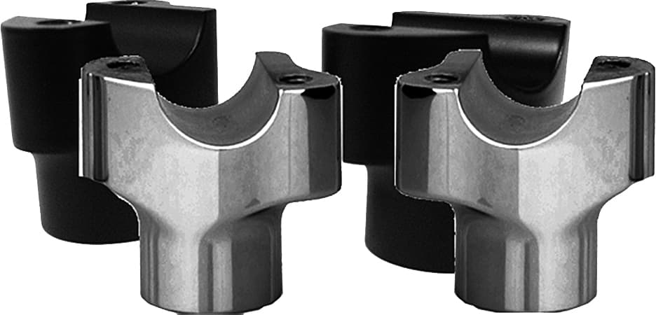 Wild 1 Chubby Risers 1.5" Straight Black