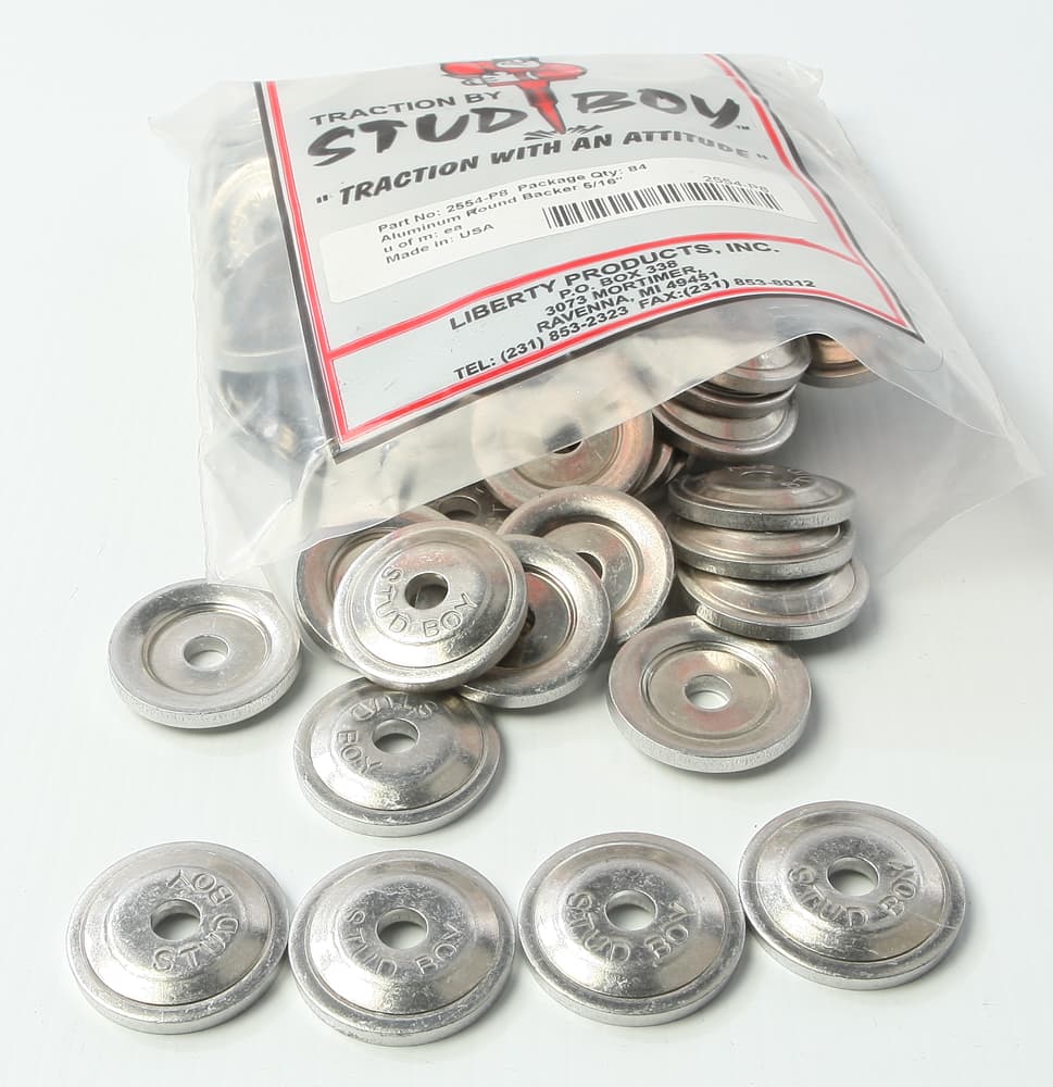 Stud Boy Power Plate Round Backers 84/Pack