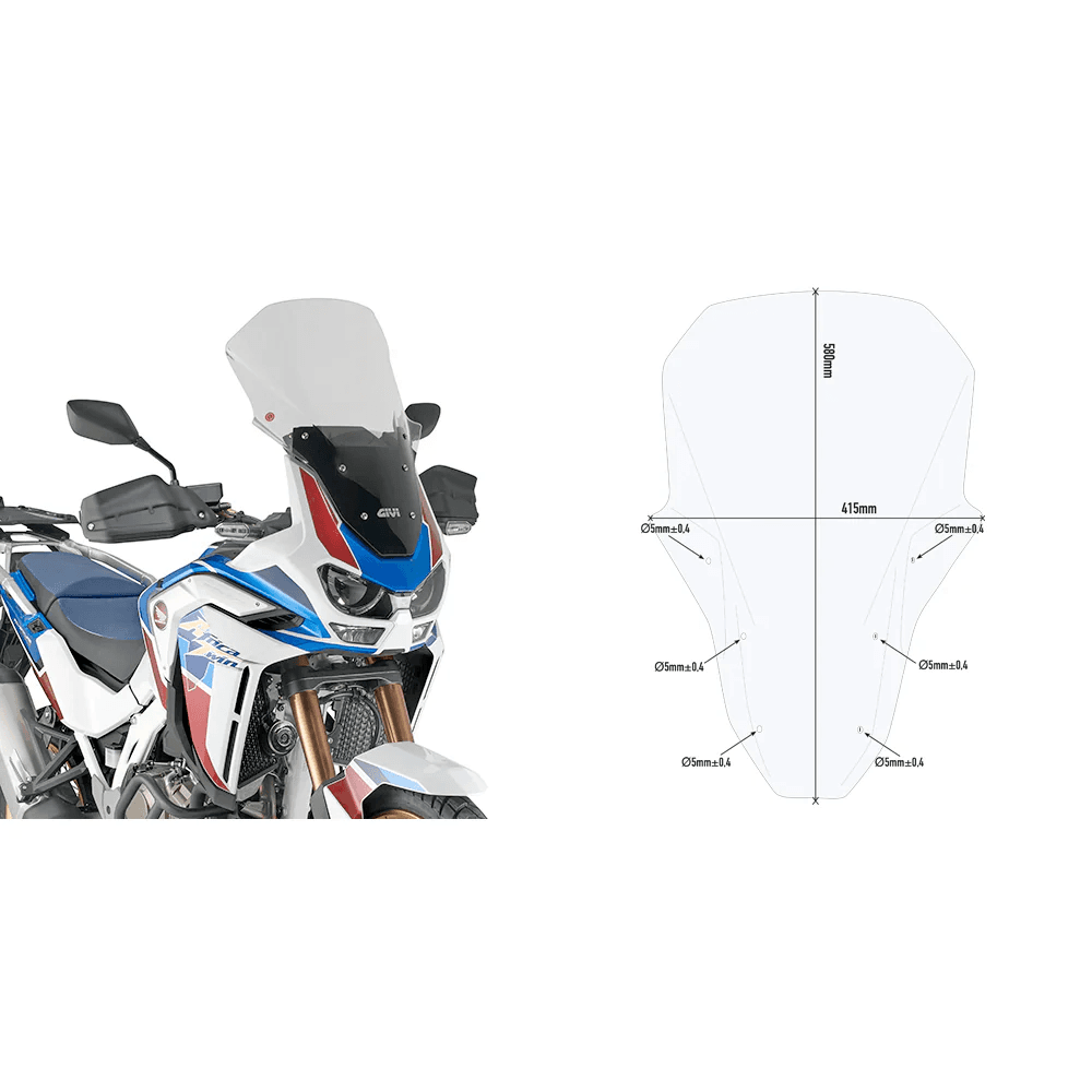 Givi Windshield Specific Clear Honda