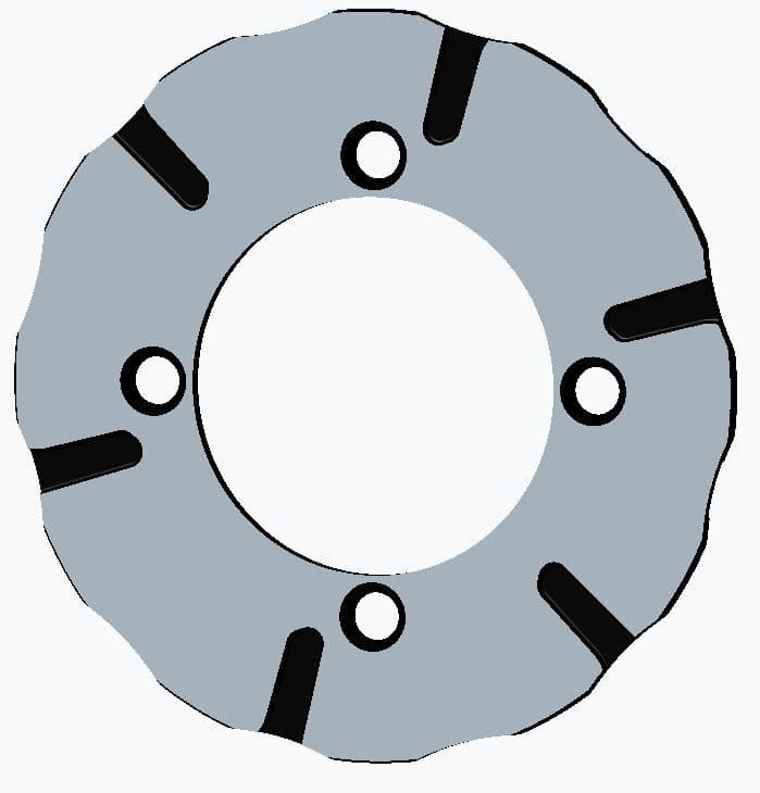 Braking Batfly Oversized Rotor Polaris