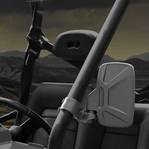SEIZMIK SIDE VIEW MIRRORS 2" ROLL CAGE