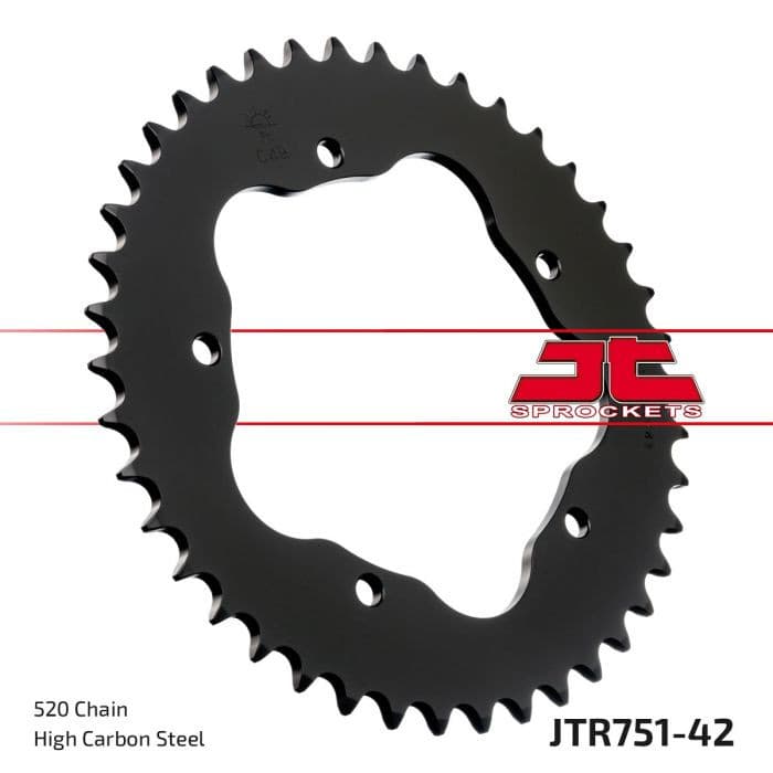 JT STEEL REAR SPROCKET DUCATI 442 TOOTH