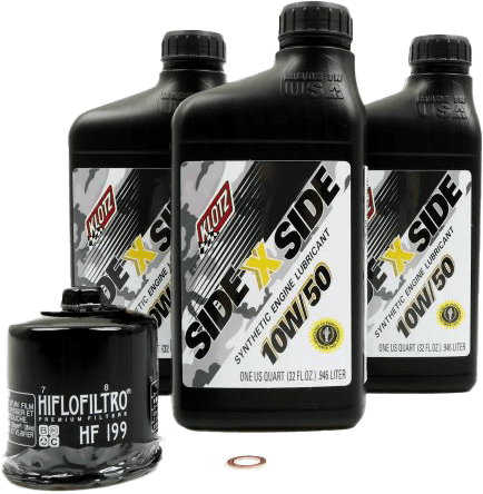 SIDEXSIDE OIL CHANGE KIT 10W50 /W OIL FILTER POL