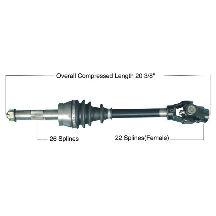 TYTANEUM OE REPLACEMENT CV AXLE POLARIS FRONT LEFT / RIGHT