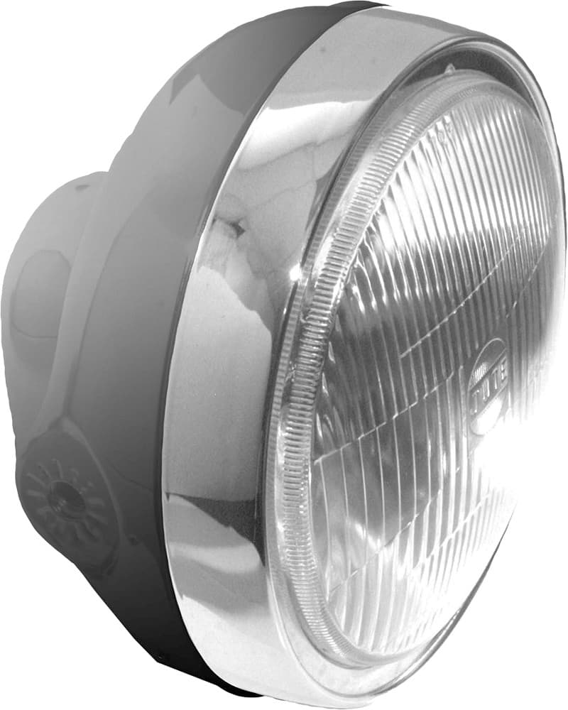 Emgo Headlight Honda Style 6 1/4" Black
